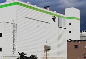 スチームトラップ診断で、排気管からの湯気解消